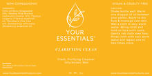 Clarifying Clean - Fresh, Purifying Cleanser for Oily/Acneic Skin 2 oz