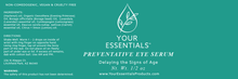 Preventative Eye Serum - Delaying the Signs of Age 0.5 oz