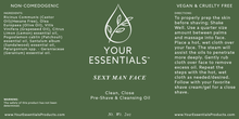 Sexy Man Face - Clean, Close Pre-Shave & Cleansing Oil 2 oz